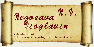 Negosava Vioglavin vizit kartica
